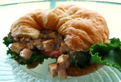 Chunky Chicken Salad on Croissant